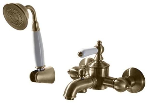 Смеситель для ванны с душем BRAVAT F675109U-B1-RUS BRAVAT Art, однозахватный