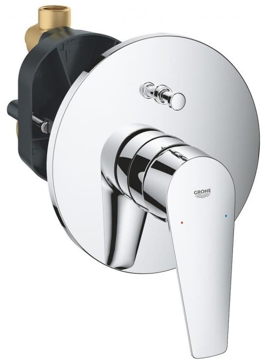 Смеситель для ванны Grohe BauEdge 29079001, однозахватный