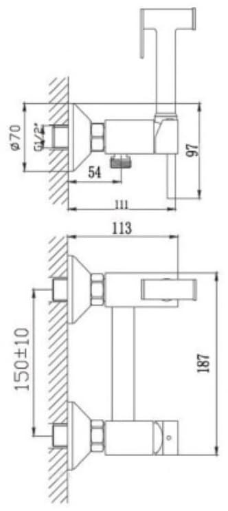 Haiba гигиенический душ HB5510-7