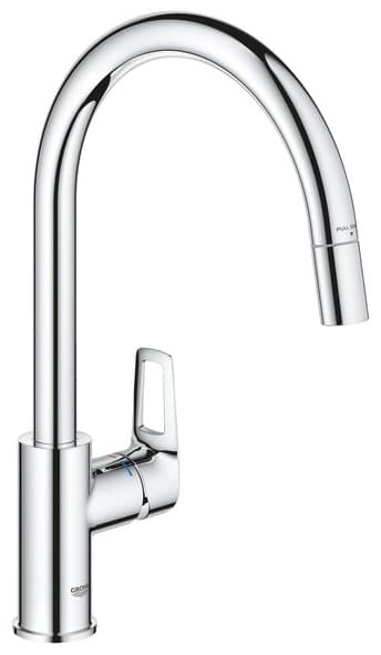 Смеситель для кухни Grohe BauLoop New 30543000, латунь, цвет серебряный