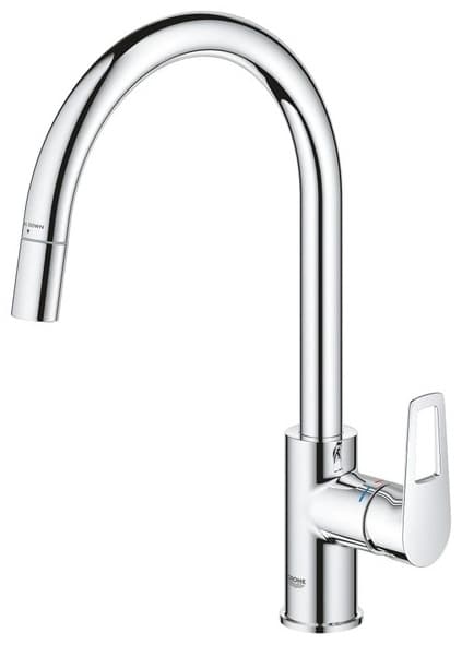 Смеситель для кухни Grohe BauLoop New 30543000, латунь, цвет серебряный