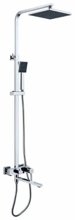 Смеситель для ванны с душем Lemark LM7004CS, двухзахватный