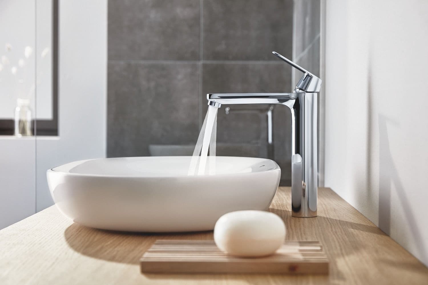 Смеситель для раковины (умывальника) Grohe Eurosmart Cosmopolitan OHM 23921000, однозахватный