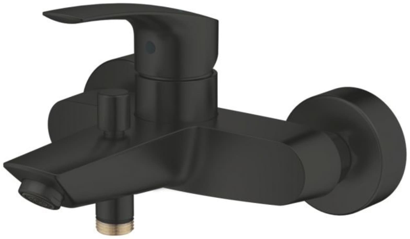Смеситель для ванны Grohe 333002433 Eurosmart, нержавеющая сталь, цвет черный