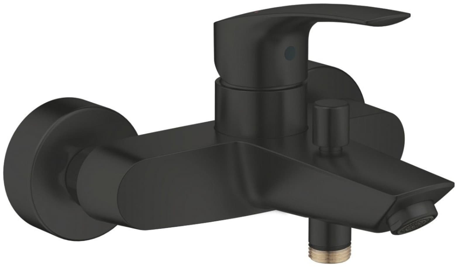 Смеситель для ванны Grohe 333002433 Eurosmart, нержавеющая сталь, цвет черный