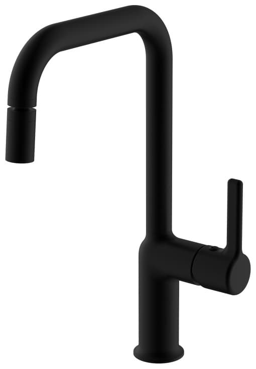 Смеситель для кухни Haiba HB70814-7, латунь, цвет черный