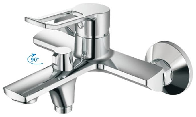 Смеситель для ванны Haiba HB60556, латунь, цвет хром