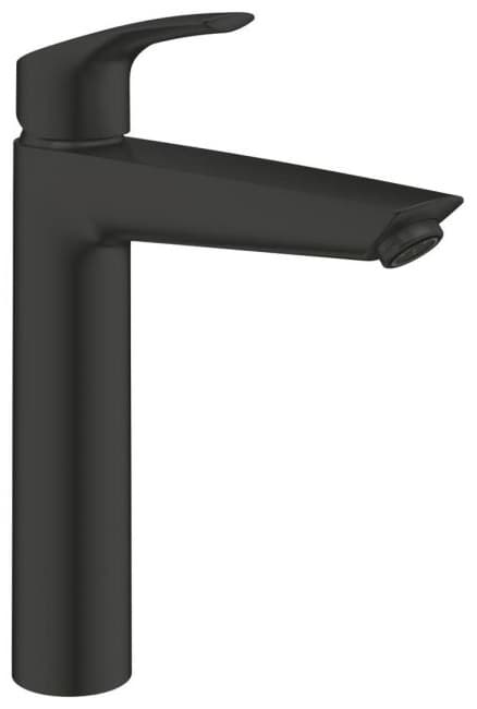 Смеситель для раковины (умывальника) Grohe Eurosmart, размер XL, матовый чёрный (239712433), однозахватный