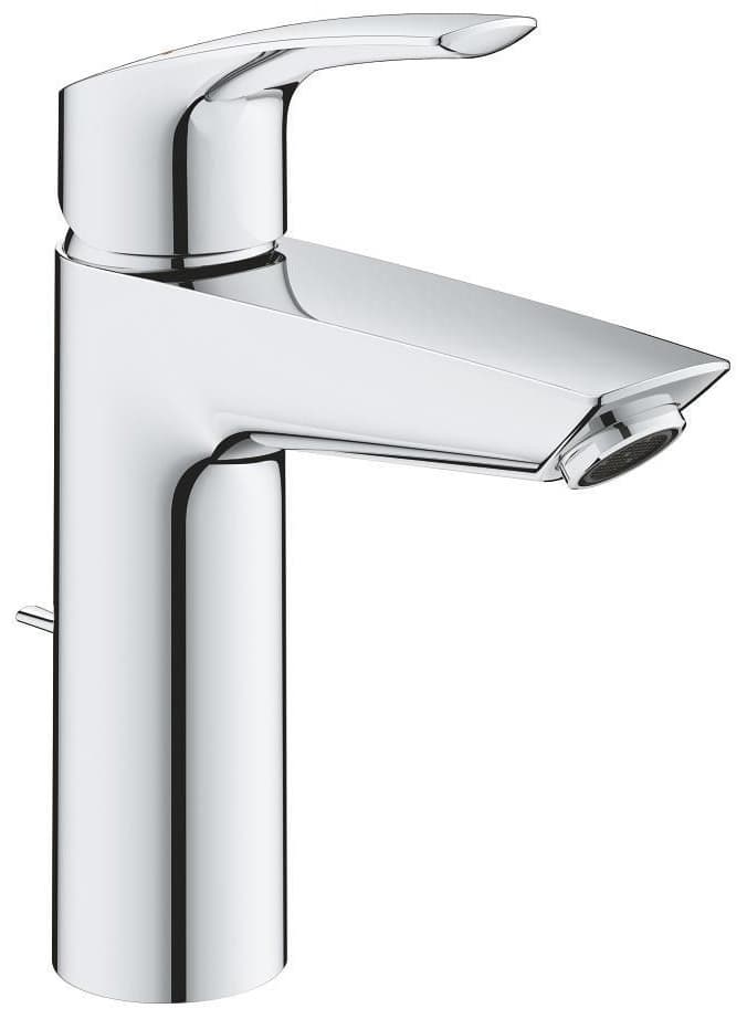 Смеситель для раковины (умывальника) Grohe Eurosmart, размер XL, матовый чёрный (239712433), однозахватный