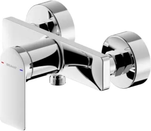 Смеситель для душа BRAVAT Eddie матовое золото F9369402RBG-01-ENG, латунь, цвет золотистый