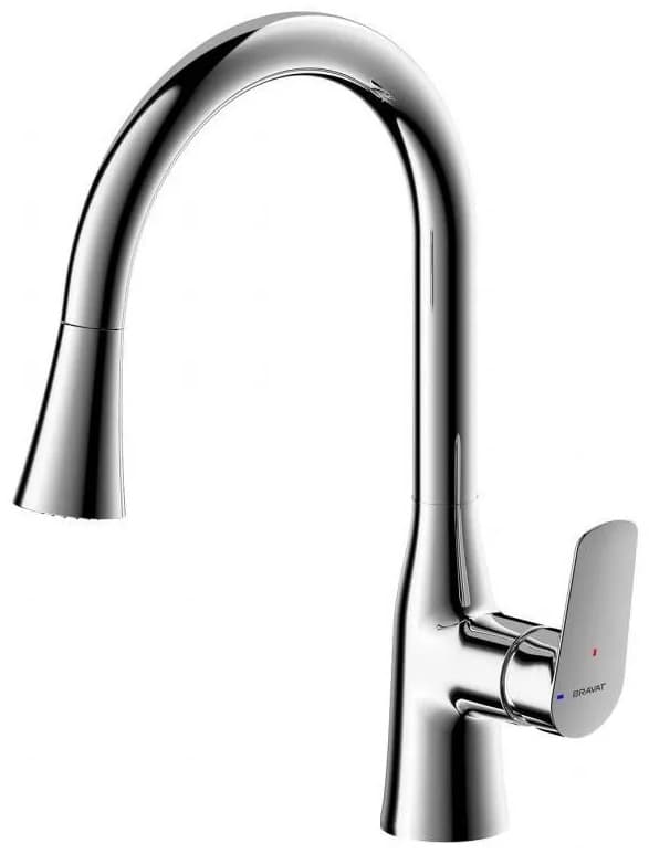 Смеситель для кухни (мойки) BRAVAT Miranda F7460564CP-ENG, однозахватный