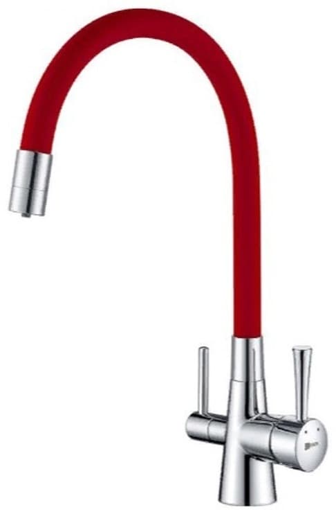 Смеситель с гибким изливом Lemark LM3075C-Gray, латунь, цвет серый
