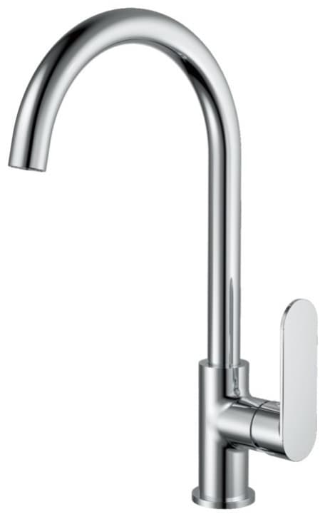 Смеситель для кухни Haiba HB 70590, латунь, цвет серебряный