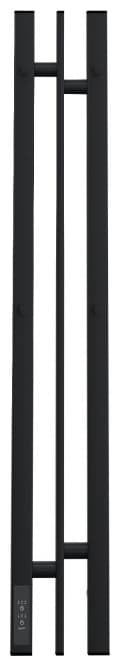Полотенцесушитель электрический POINT PN20718B П2, I-образный 10x80 см