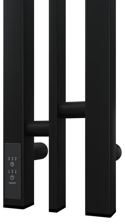 Полотенцесушитель электрический POINT PN20718B П2, I-образный 10x80 см