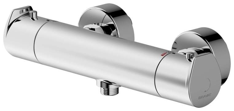 Смеситель для ванны с душем BRAVAT Nizza F9353387CP-01-RUS, двухзахватный
