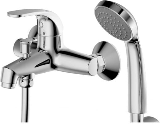 Смеситель для ванны с душем BRAVAT Fit F6135188CP-B-RUS, однозахватный