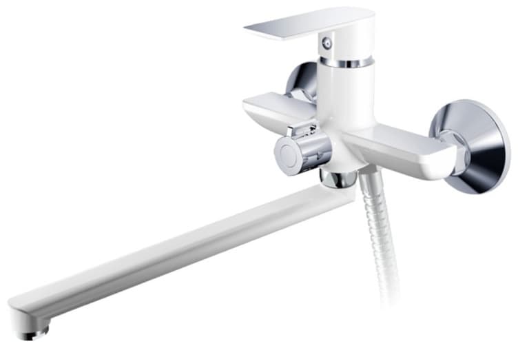 Смеситель для ванны Haiba HB22505-8, латунь, цвет белый