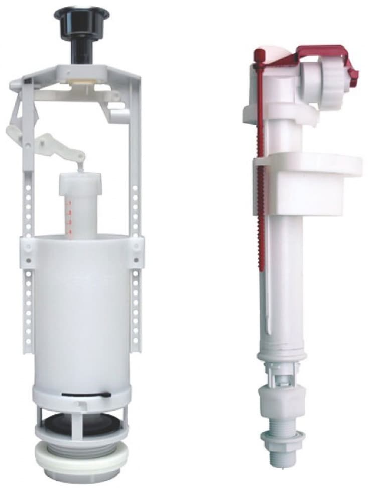 Alcaplast комплект впускного и смывного гарнитура SA2000S 1/2 CHROM, пластик