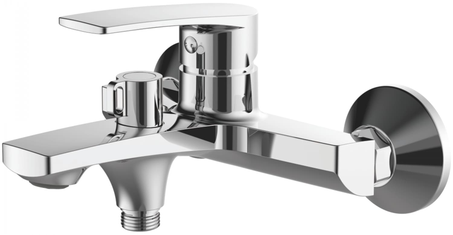 Смеситель для ванны Haiba HB60587, латунь, цвет хром