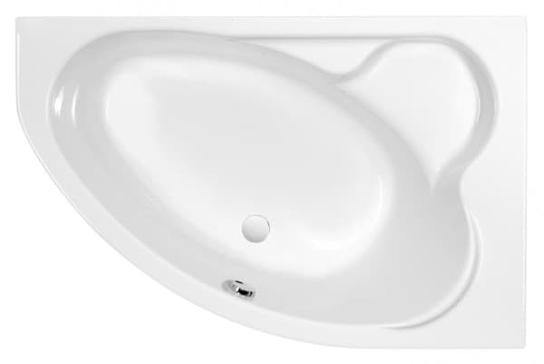 Ванна асимметричная CREA 160x100 правая белый