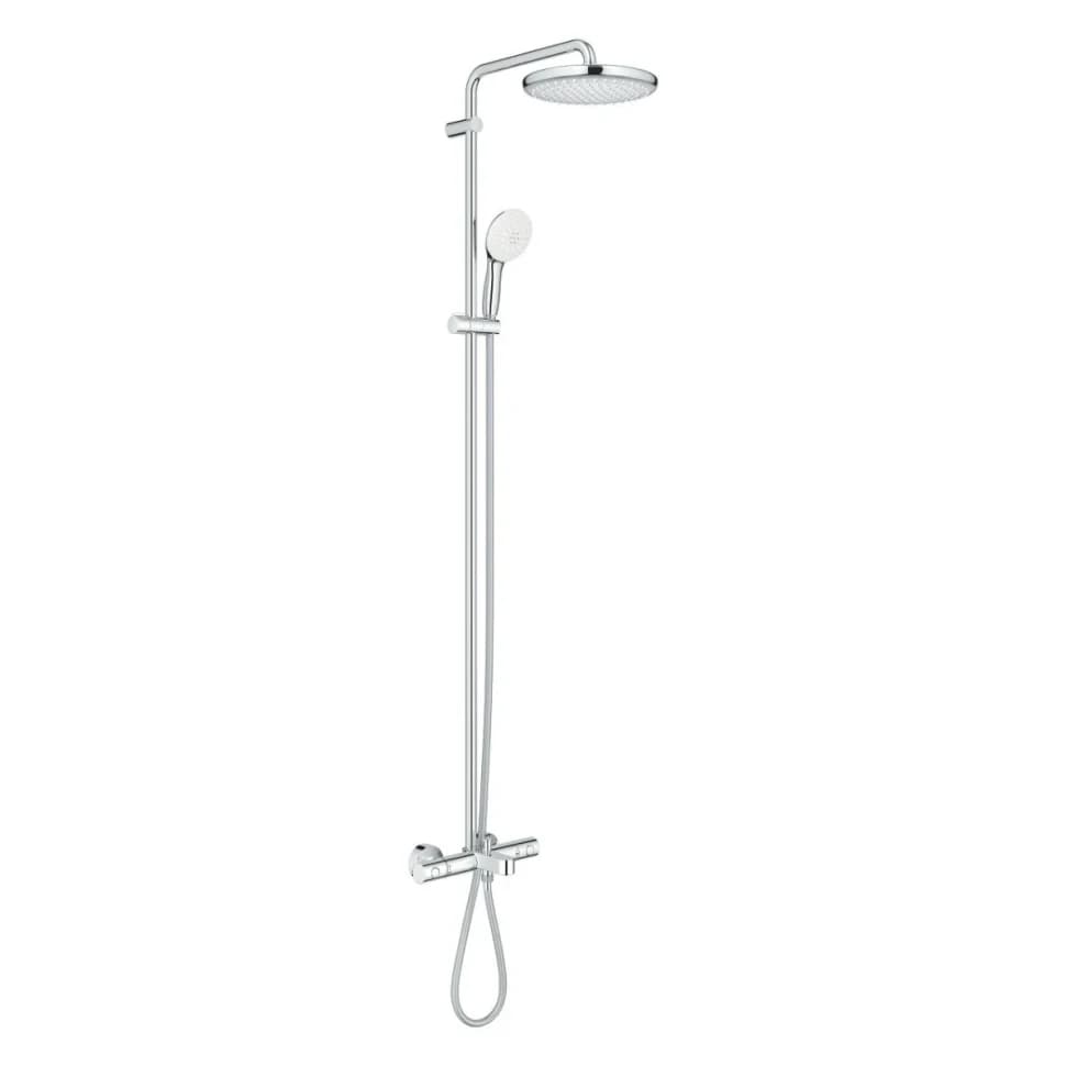 Душевая система GROHE Tempesta System 250 с термостатом для ванны, настенный монтаж, хром (26672001)