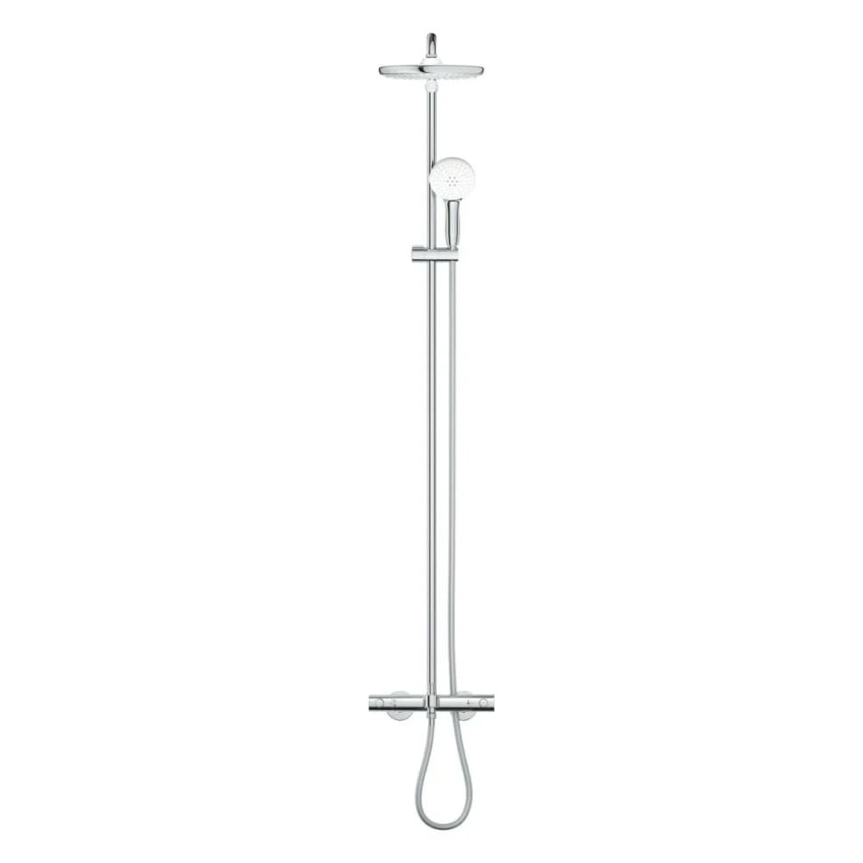 Душевая система GROHE Tempesta System 250 с термостатом для ванны, настенный монтаж, хром (26672001)