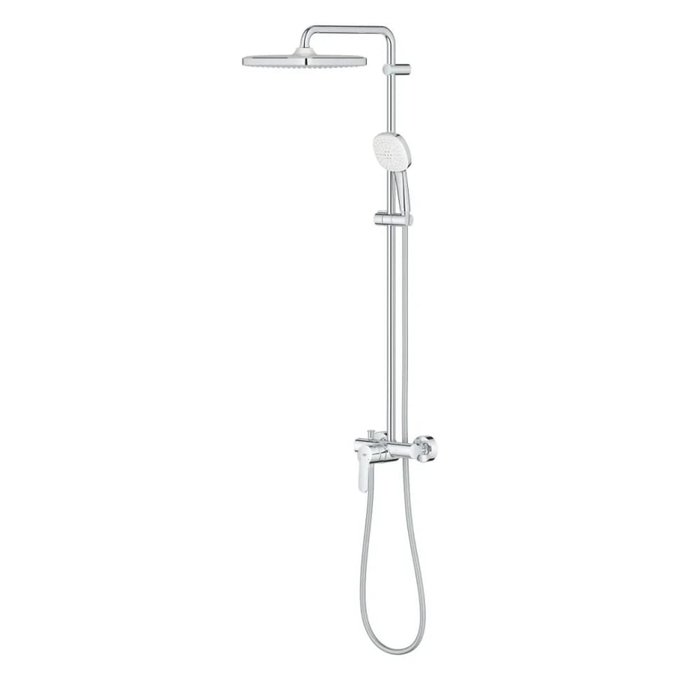 Душевая система GROHE Tempesta System 250 Cube с однорычажным смесителем настенного монтажа, хром (26692001)