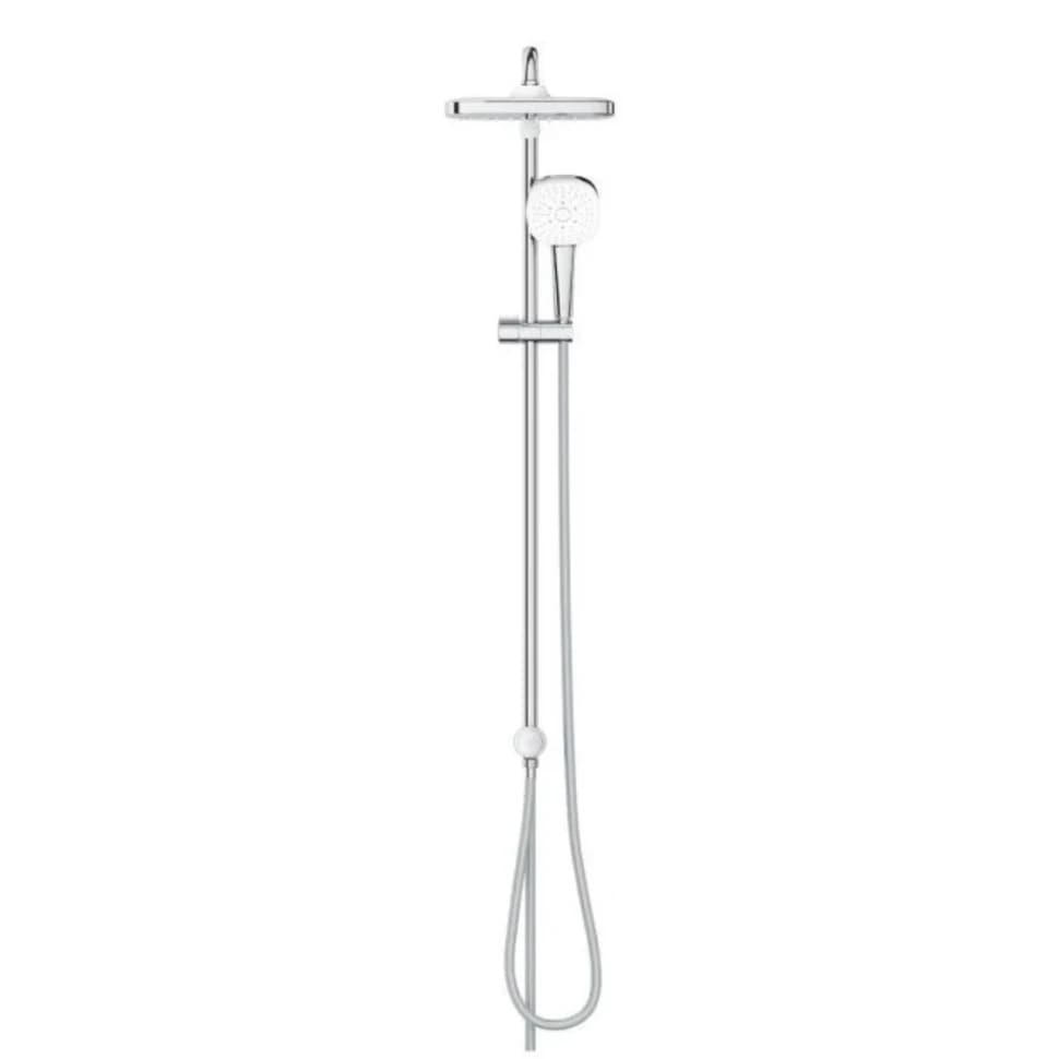 Душевая система GROHE Tempesta System 250 Cube наружного монтажа с переключателем, хром (26694001)