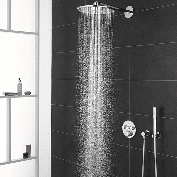 Душевая система GROHE Grohtherm SmartControl Perfect с душевым гарнитуром и верхним душем Rainshower