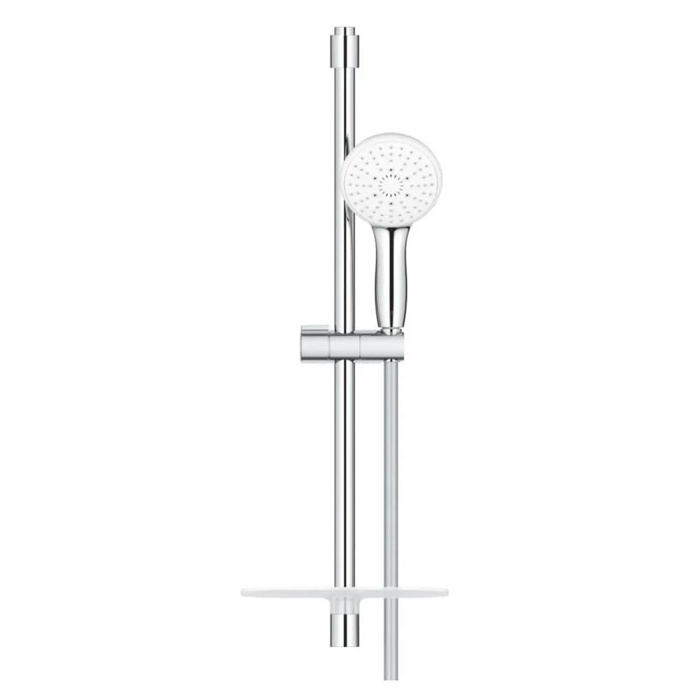 Душевой гарнитур 600, с полочкой, 3 вида струи, хром Grohe Tempesta 110 27927003