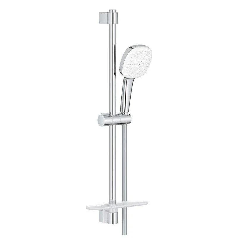 Набор для душа GROHE Tempesta Cube 110, 2 режима струи, с полочкой, хром (26907003)