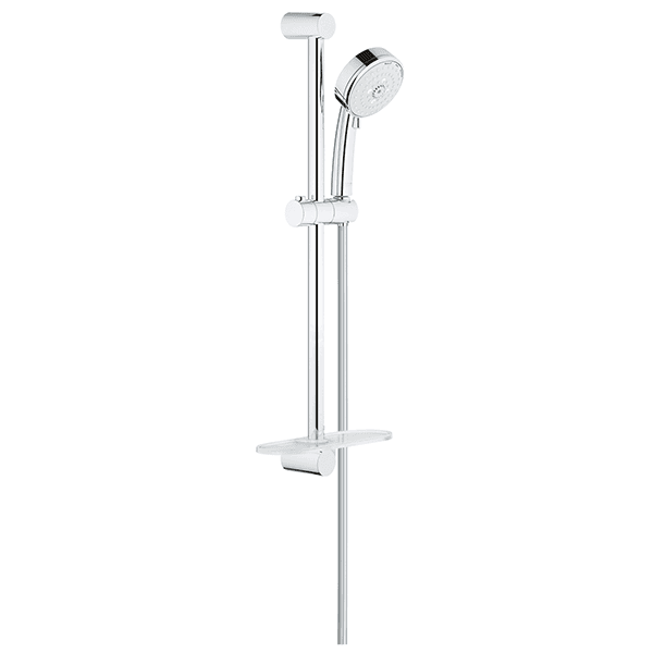 Душевой гарнитур 600, 3 вида струи, с полочкой, хром Grohe Tempesta Cosmopolitan 27576002