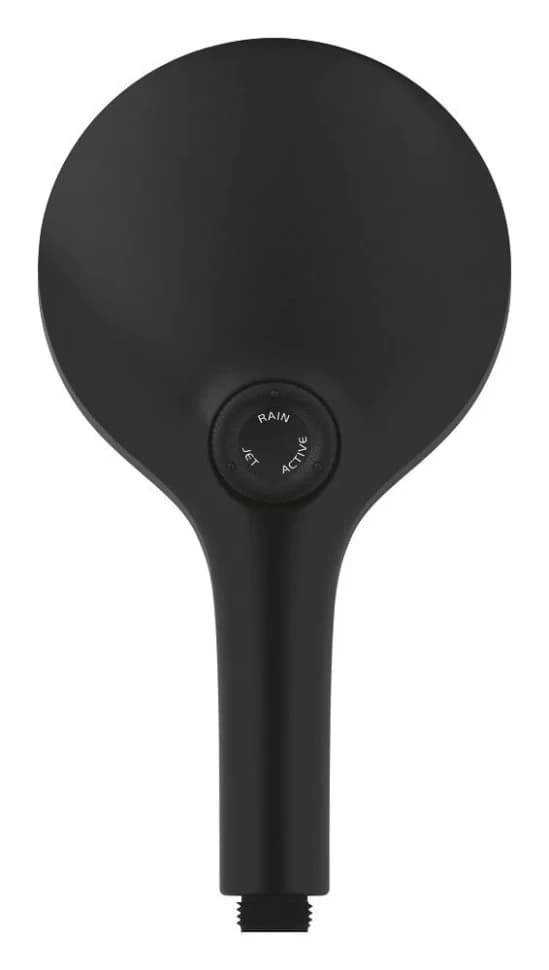 Ручной душ, 3 вида струи, черный Grohe Rainshower SmartActive 130 22127KF0
