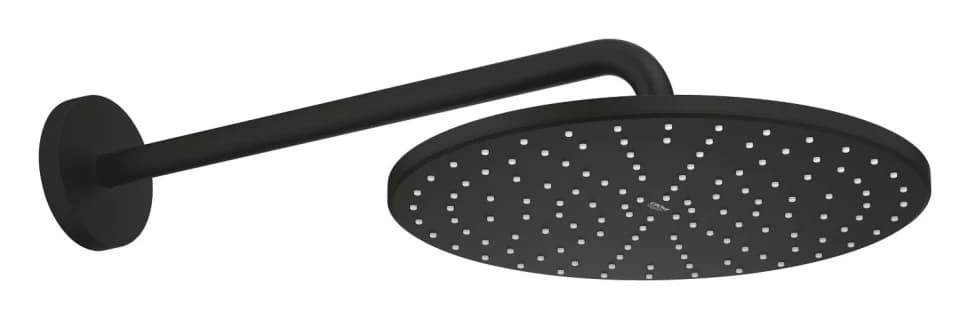 Верхний душ с кронштейном 142, черный Grohe Rainshower 310 22122KF0