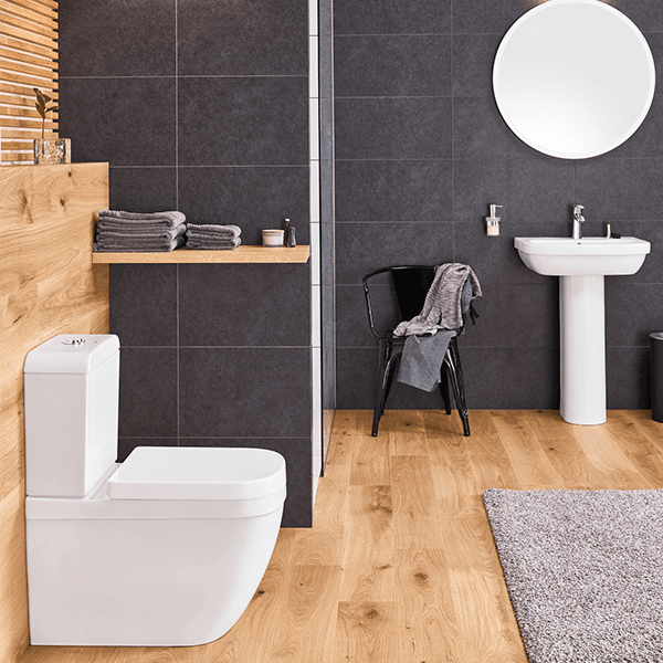 Унитаз Grohe Euro Ceramic напольный безободковый без крышки (подходящая крышка 39330000)