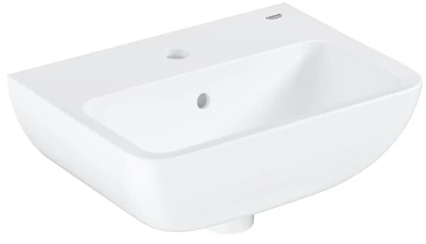 Унитаз напольный приставной безободковый GROHE Euro Ceramic (без сиденья), альпин-белый (39339000)