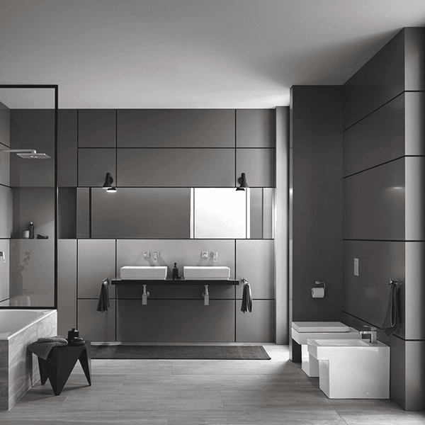 УНИТАЗ НАПОЛЬНЫЙ ПРИСТАВНОЙ БЕЗОБОДКОВЫЙ GROHE CUBE CERAMIC 3948500H