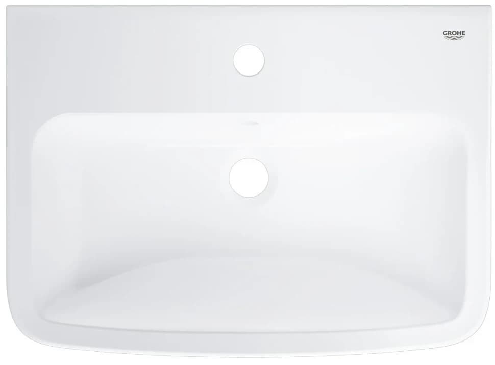 Раковина подвесная 55, с переливом, альпин-белый Grohe BauEdge Ceramic 39807000