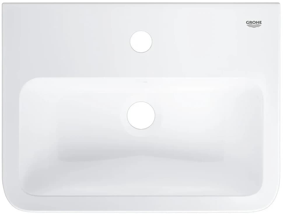 Раковина подвесная 45, с переливом, альпин-белый Grohe BauEdge Ceramic 39806000