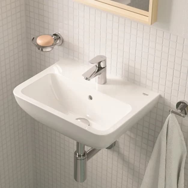 Раковина подвесная 45, с переливом, альпин-белый Grohe BauEdge Ceramic 39806000