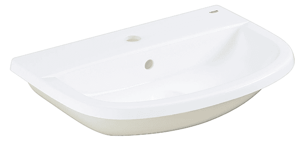 Раковина встраиваемая снизу Grohe bau ceramic 55 с переливом (560 x 420)