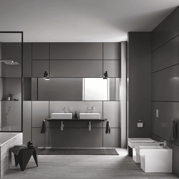 БИДЕ НАПОЛЬНОЕ СТАНДАРТНОЕ GROHE CUBE CERAMIC 3948700H