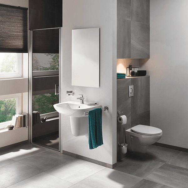 Сиденье для унитаза GROHE Bau Ceramic (с микролифтом), альпин-белый (39493000)