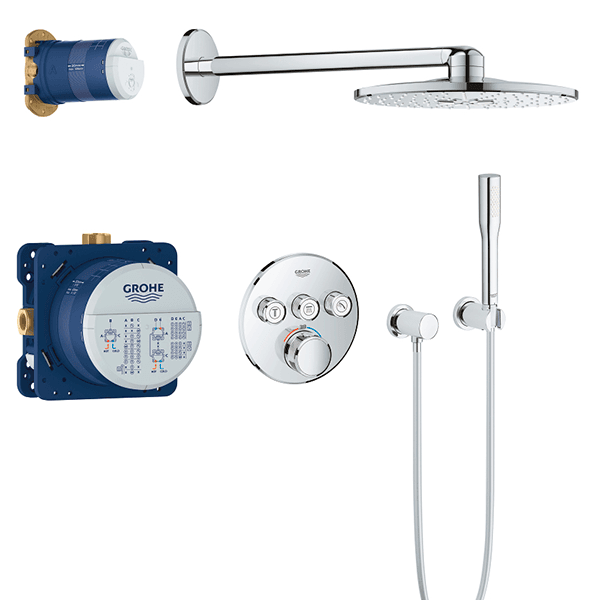 Кнопка смыва Grohe Skate Air (черный матовый)