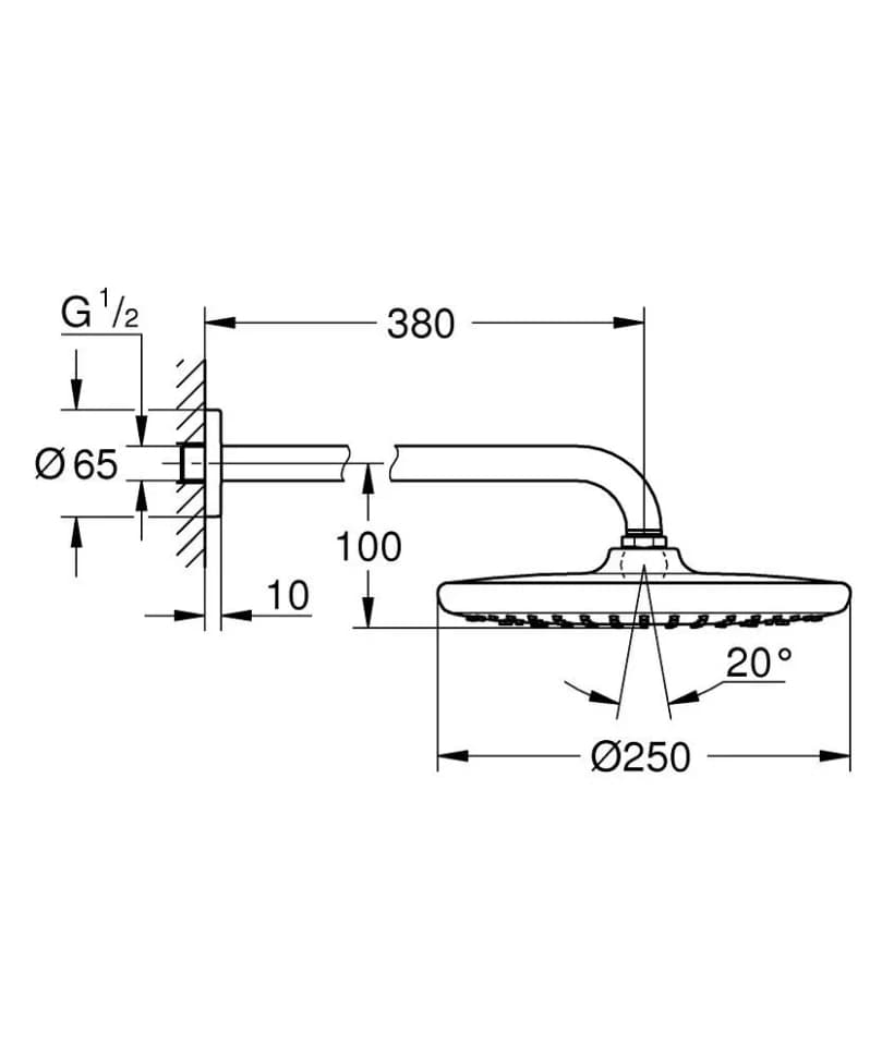 Душевой комплект GROHE (1000190)