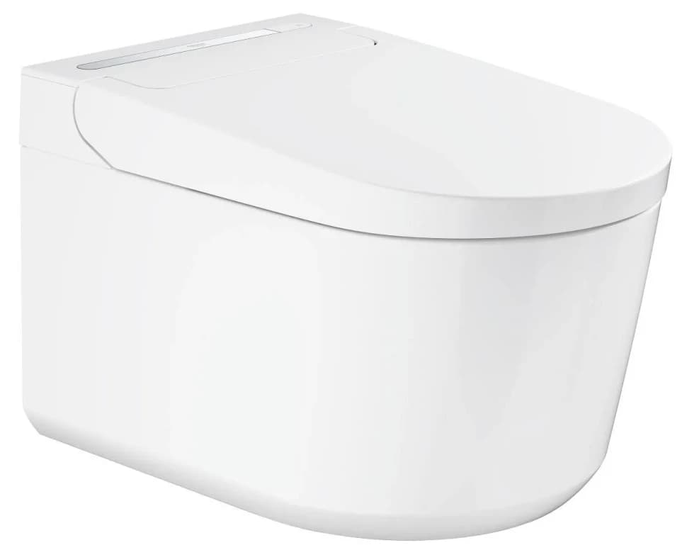 Унитаз-биде GROHE Sensia Pro Smart Toilet для скрытых сливных бачков, подвесной, альпин-белый (36508SH0)