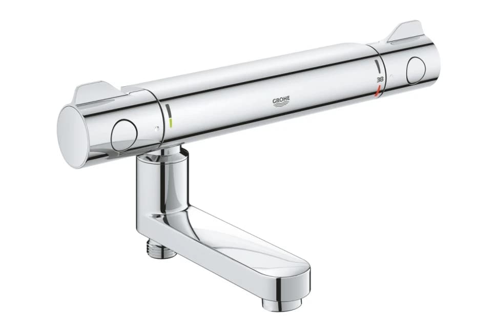Поворотный излив для ванны GROHE, со встроенным переключателем, хром (13450000)