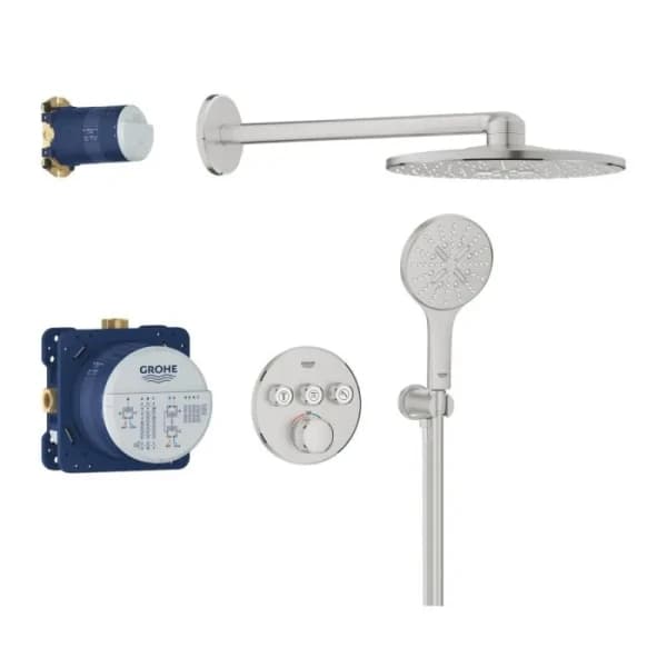 Душевой гарнитур, 2 вида струи, черный Grohe Tempesta 110 264062433