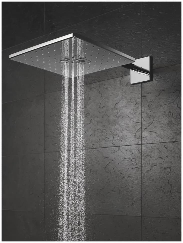Верхний душ с кронштейном 310, 2 режима струи, хром Grohe Rainshower 310 SmartActive 26479000